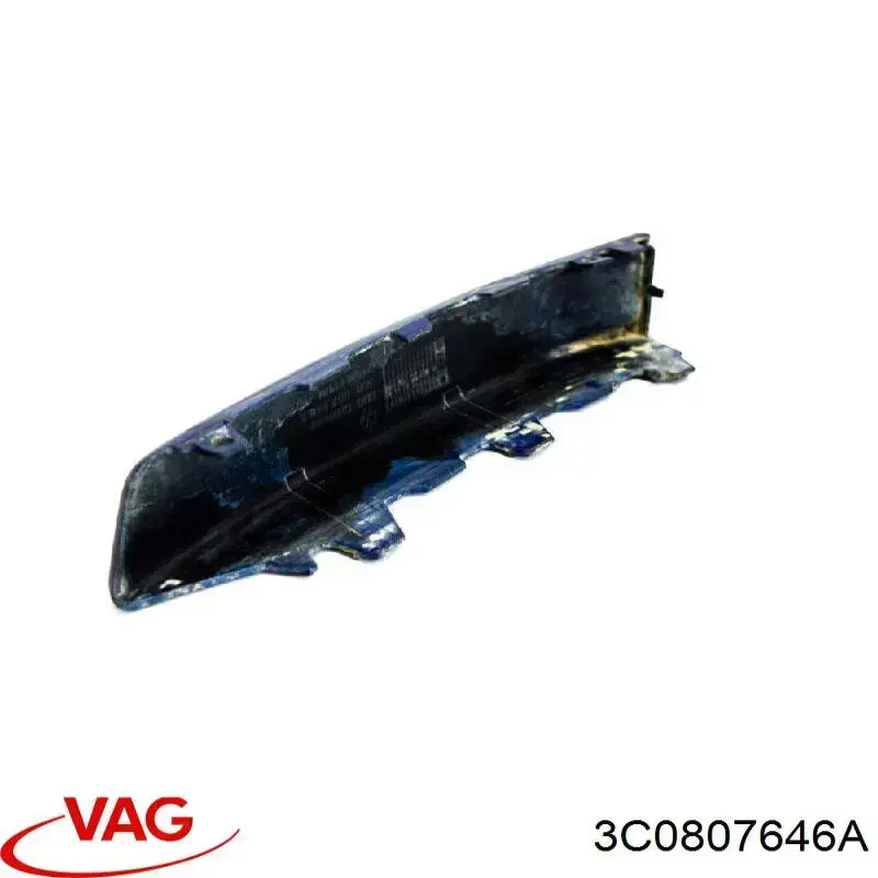 3C0807646A VAG Молдинг бампера переднего правый
