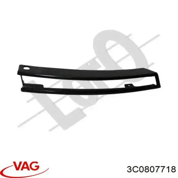 Молдинг бампера переднего правый Polcar 95550716 цена, от 3.52 USD