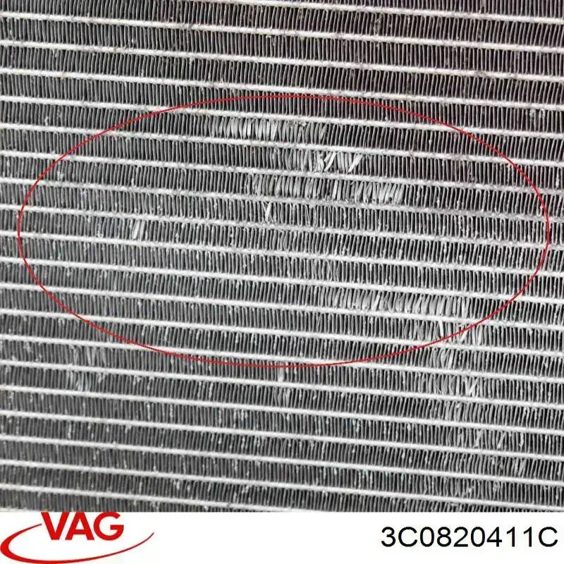Радиатор охлаждения кондиционера VAG 3C0820411C