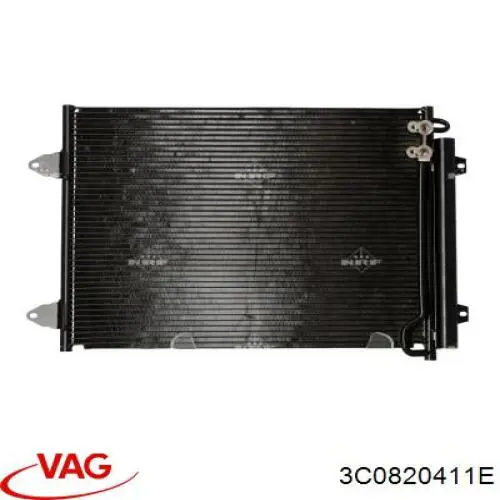 3C0820411E VAG радиатор кондиционера