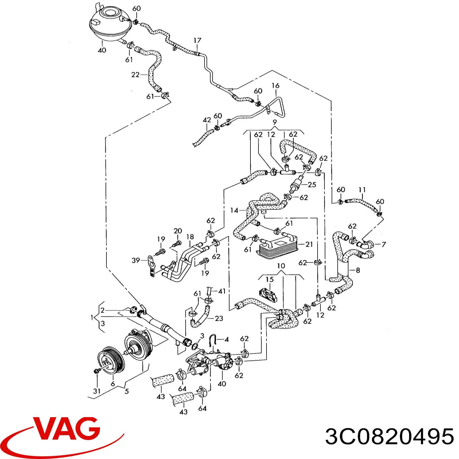 3C0820495 VAG 