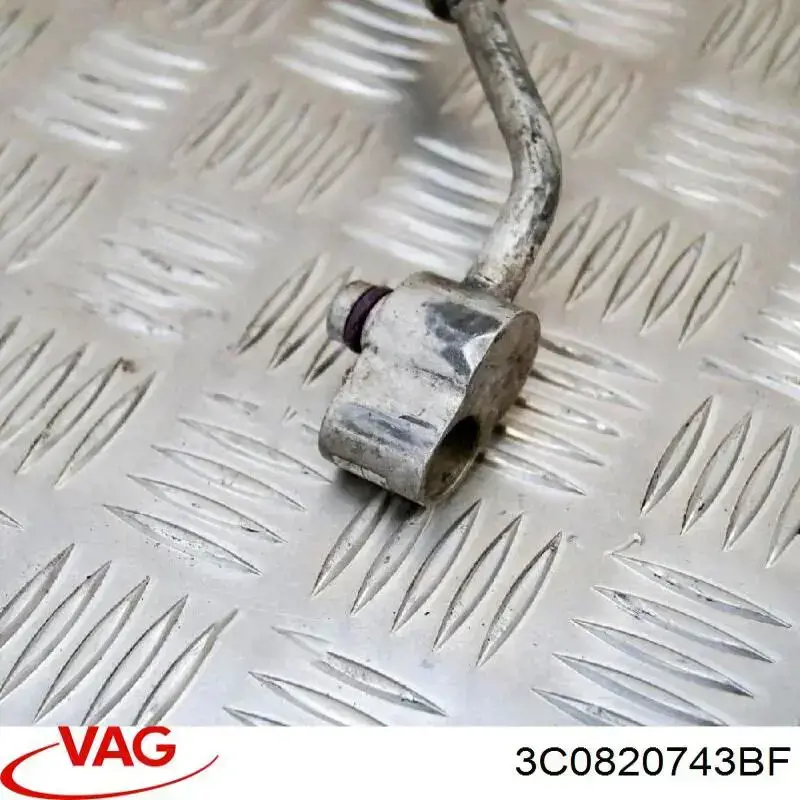 Шланг кондиционера, от испарителя к компрессору 3C0820743C VAG