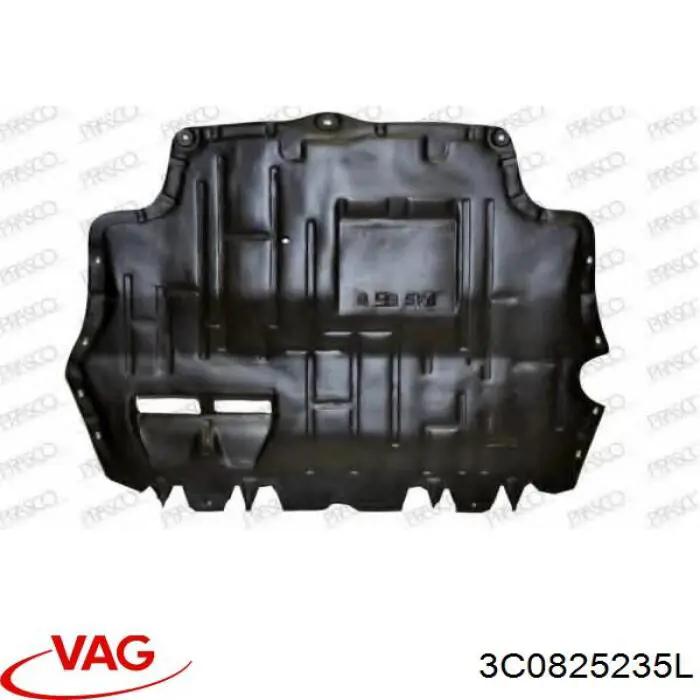 3C0825235L VAG proteção de motor, de panela (da seção de motor)