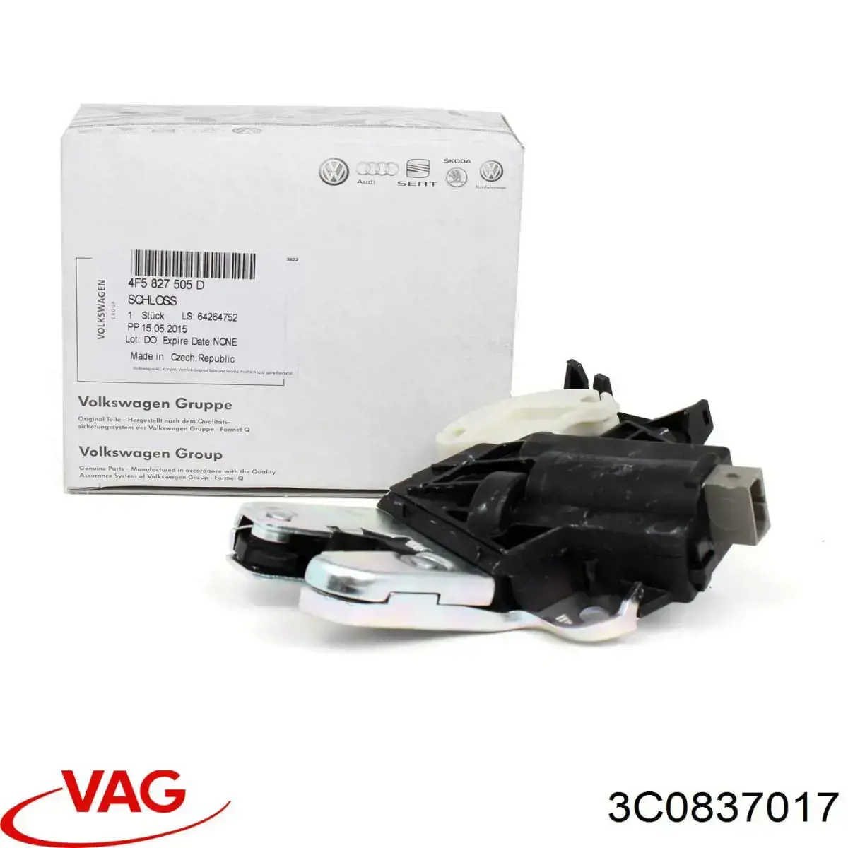 Трос замка двери задней VAG 3C0837017 цена, от 8.02 USD