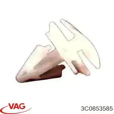 Clip, Tubuladura de sujeción, alféizar de la puerta 3C0853585 VAG/Seat