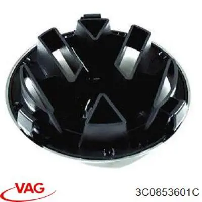 3C0853601C VAG emblema de grelha do radiador