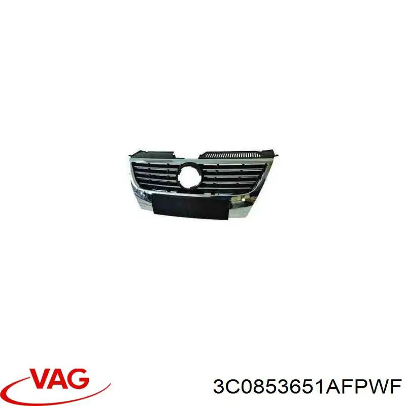 Облицовка радиатора VAG 3C0853651AFPWF цена, от 25.40 USD