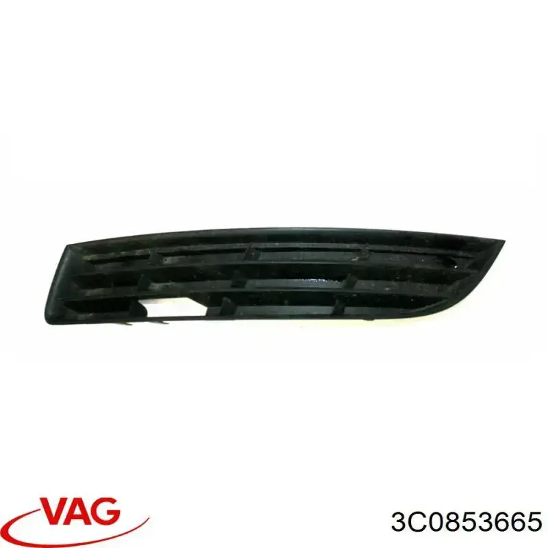 Решетка переднего бампера, левая VAG 3C0853665 цена, от 6.33 USD