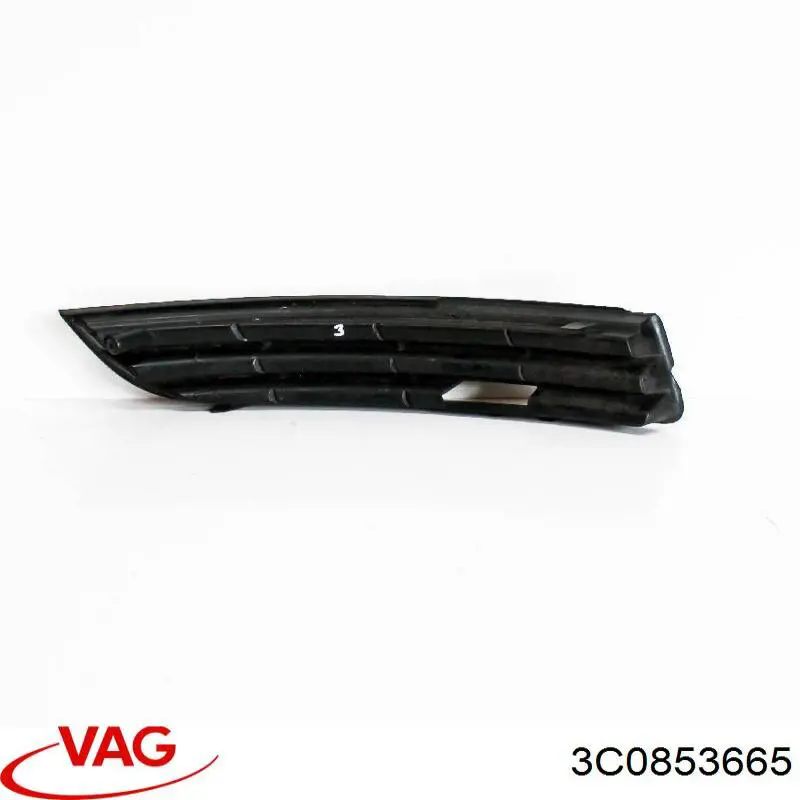 Купить 3C0853665 VAG Решетка бампера переднего левая