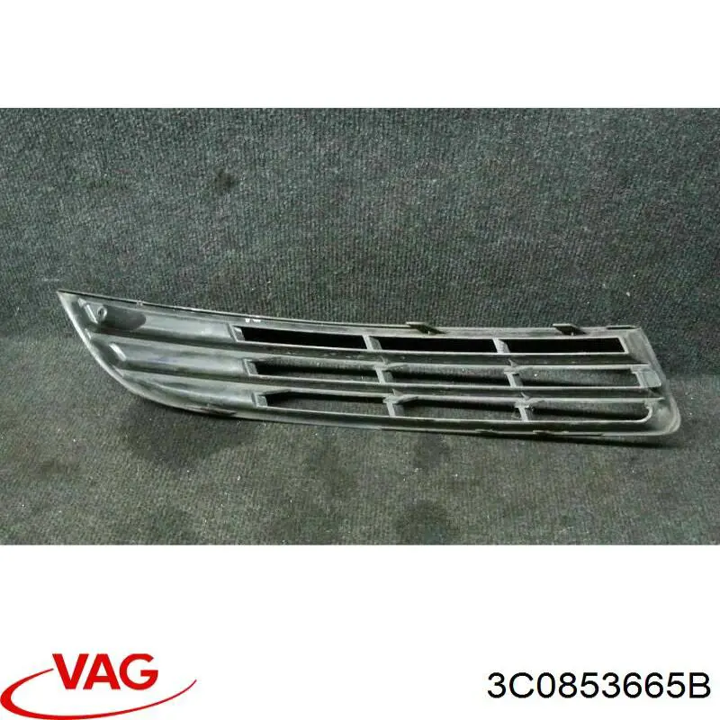 Купить 3C0853665B VAG Решетка бампера переднего левая