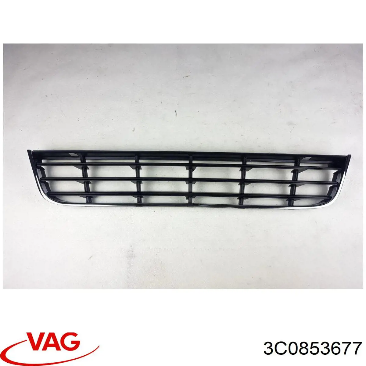 Решетка бампера переднего центральная VAG 3C0853677 цена, от 12.70 USD