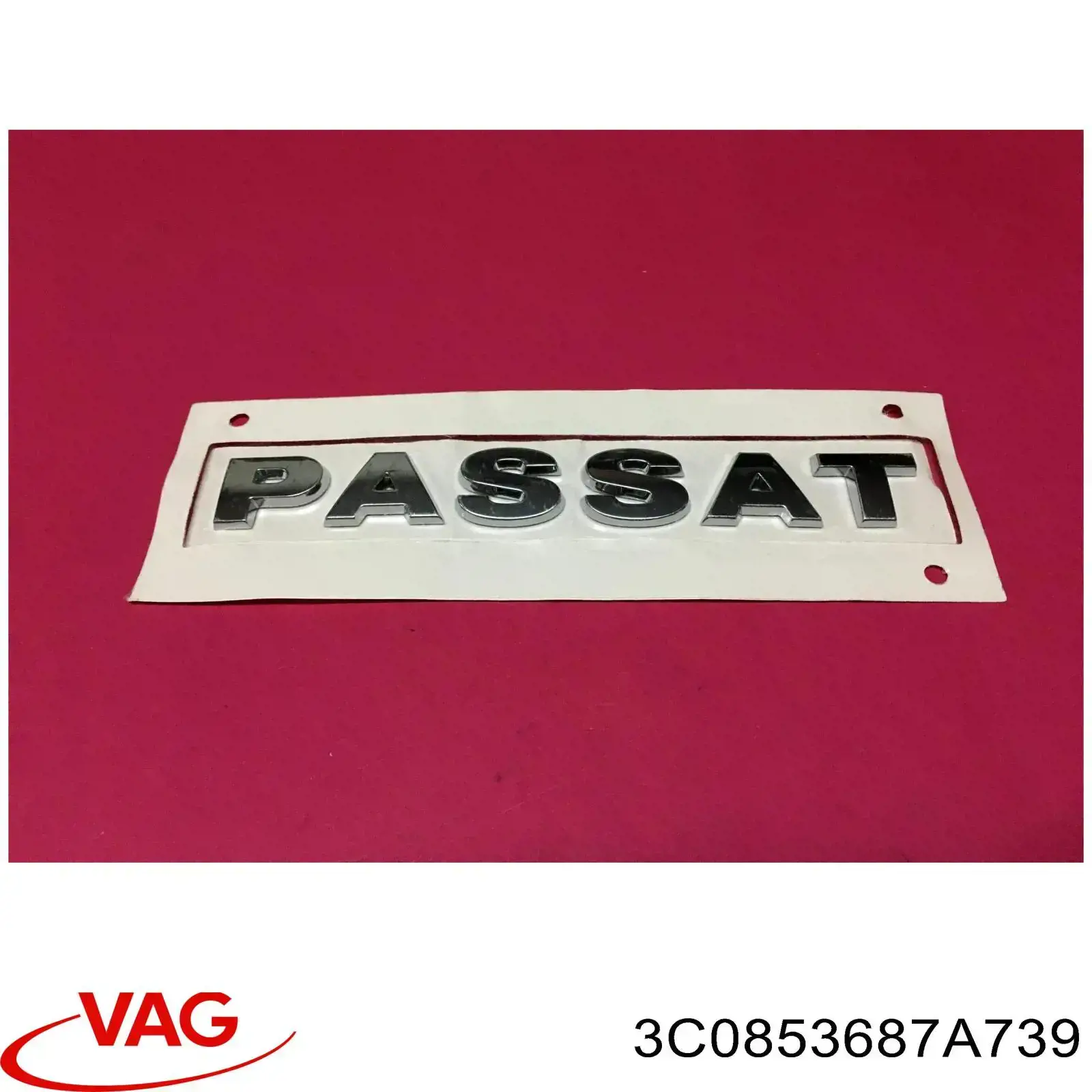 Emblema de tampa de porta-malas (emblema de firma) para Volkswagen Passat B6 3C2