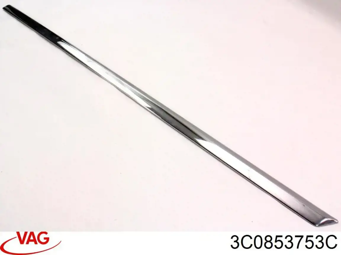 Молдинг задней левой двери, верхний VAG 3C0853753C цена, от 23.44 USD