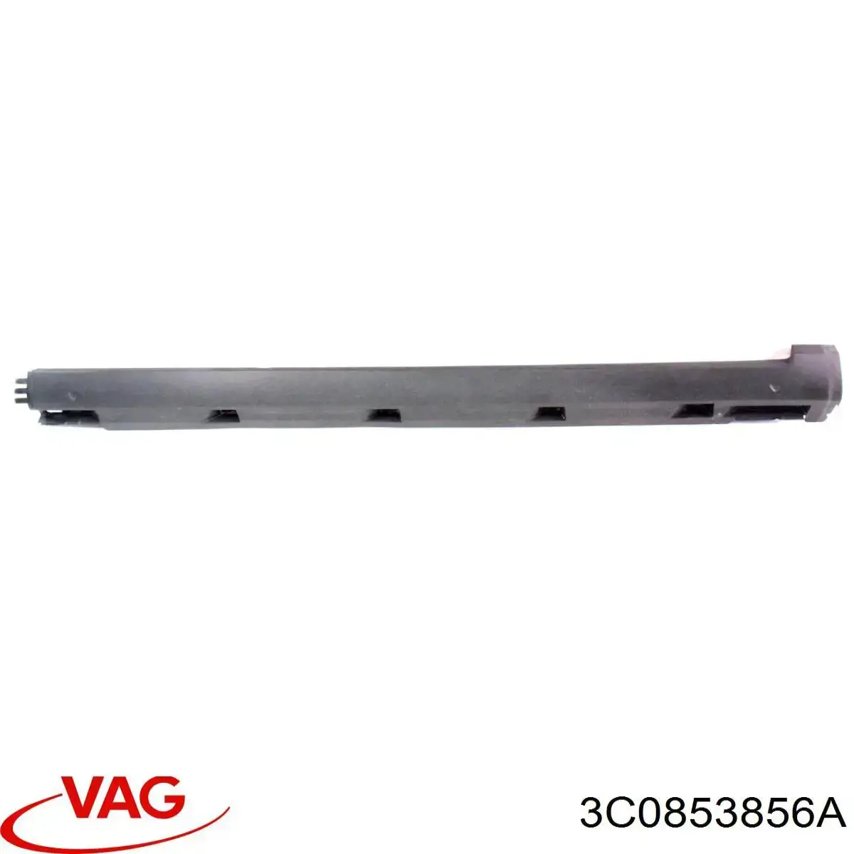 3C0853856A VAG placa sobreposta (moldura externa direita de acesso)