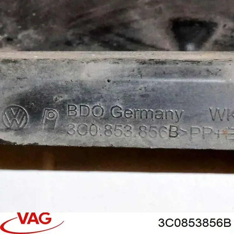 3C0853856B VAG placa sobreposta (moldura externa direita de acesso)