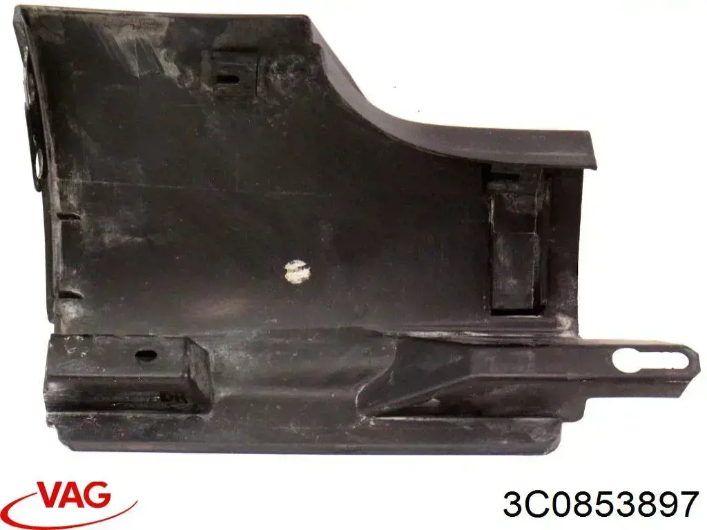Placa sobreposta (moldura) externa esquerda de acesso para Volkswagen Passat (B6, 3C2)