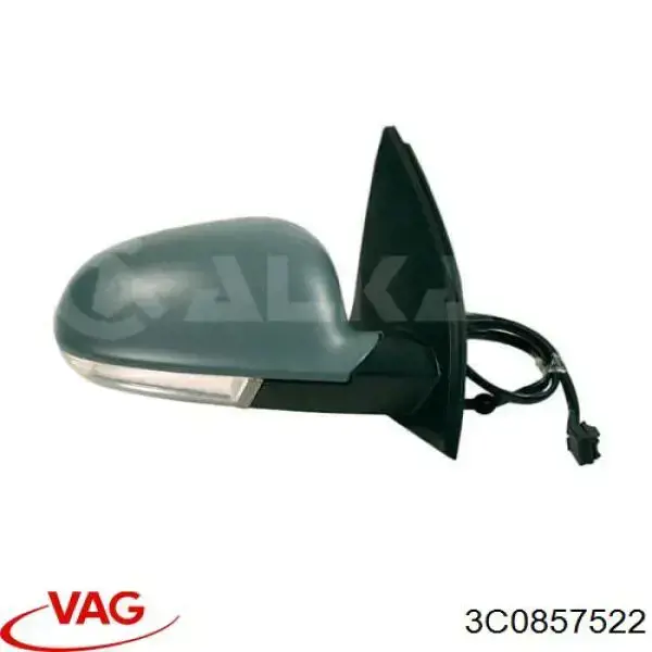 Зеркальный элемент правый VAG 3C0857522