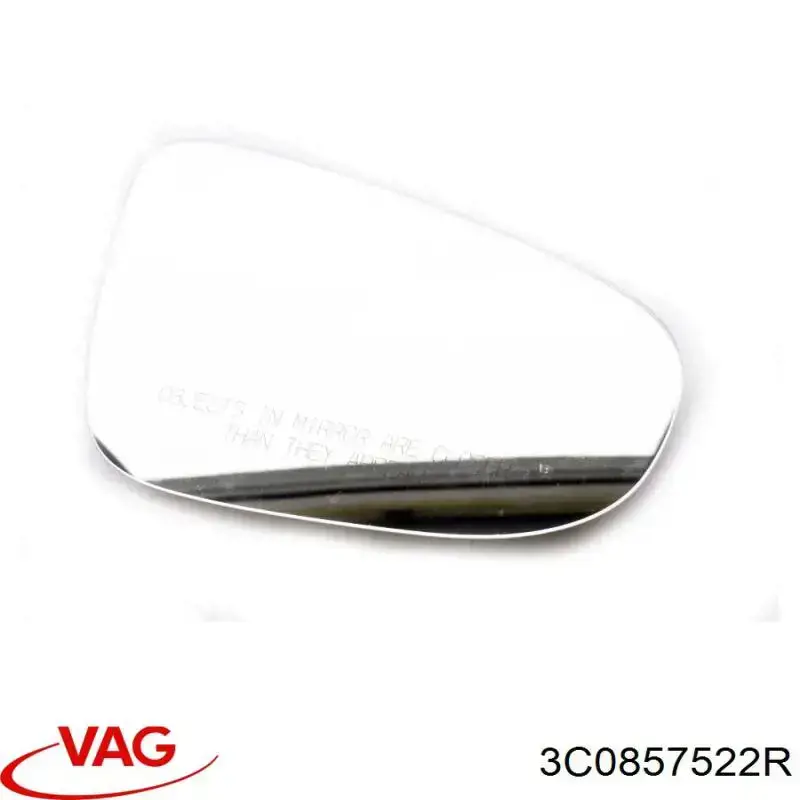 Купить 3C0857522R VAG Стекло правого зеркала заднего вида