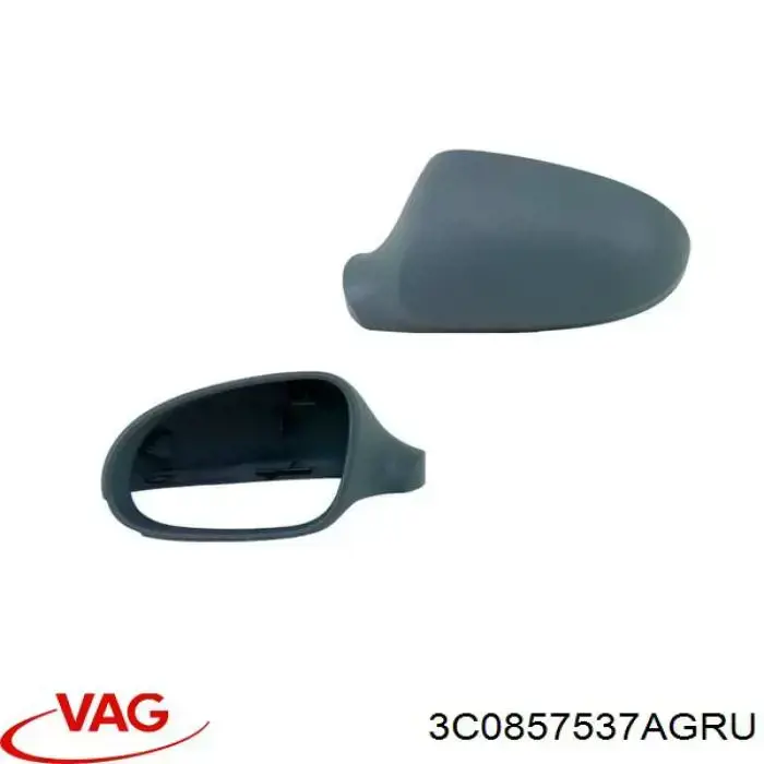 3C0857537AGRU VAG Накладка зеркала заднего вида, левая