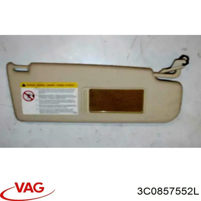 Козырек противосолнечный на Volkswagen Passat B7 362