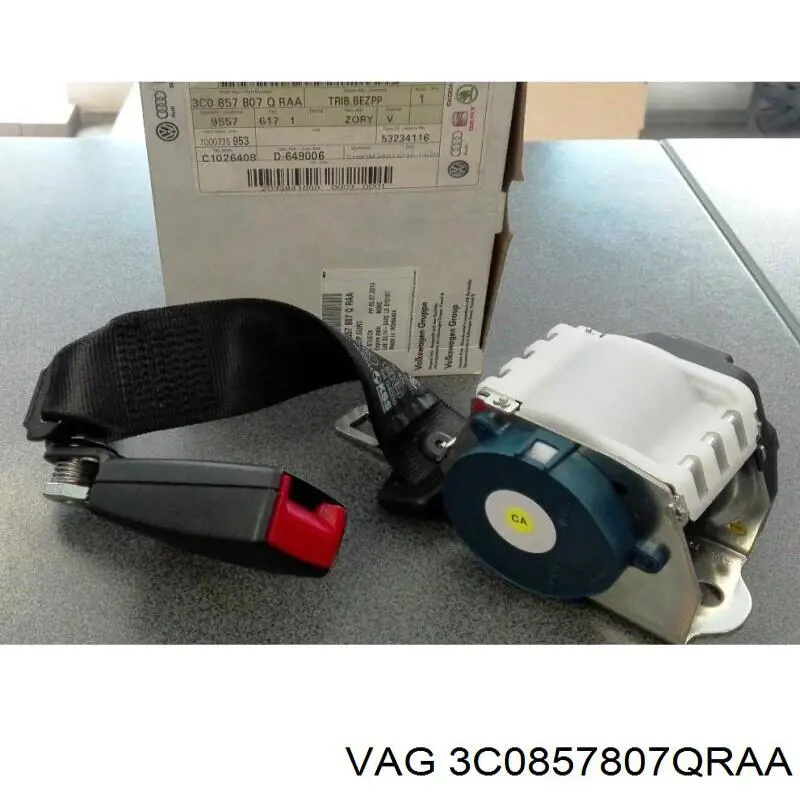 Ремень безопасности задний центральный VAG 3C0857807QRAA цена, от 10.16 USD