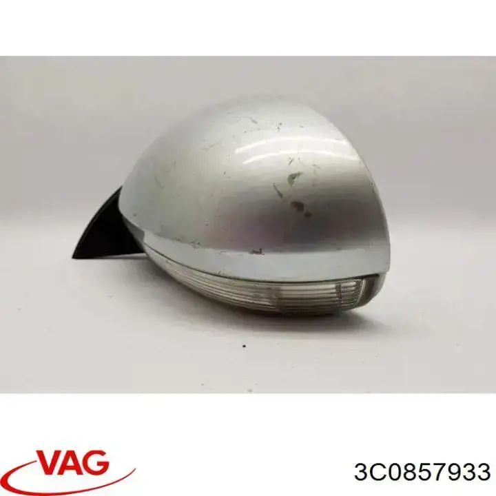 Уплотнитель зеркала к двери левый 3C0857933 VAG