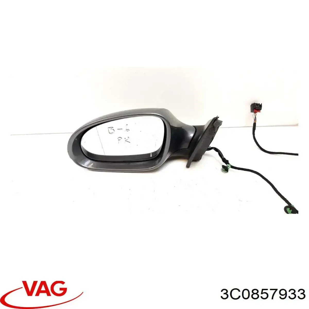 3C0857933 VAG Уплотнитель зеркала к двери левый