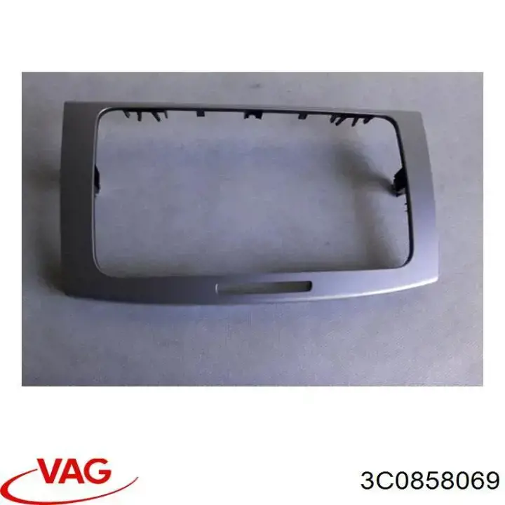 Молдинг (накладка) приборной панели "торпедо" центральный VAG 3C0858069 цена, от 5.33 USD