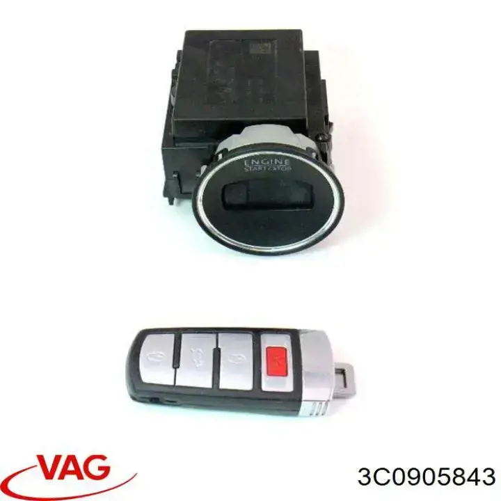 Fecho de ignição Volkswagen Passat B6 3C2