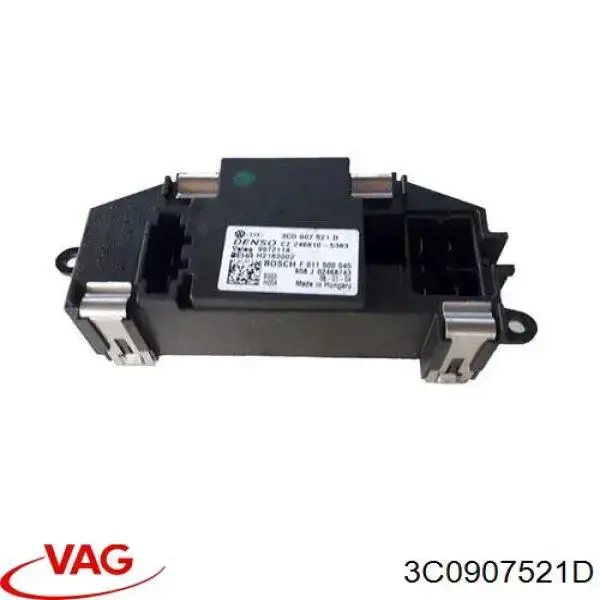 Резистор (сопротивление) вентилятора печки (отопителя салона) VAG 3C0907521D