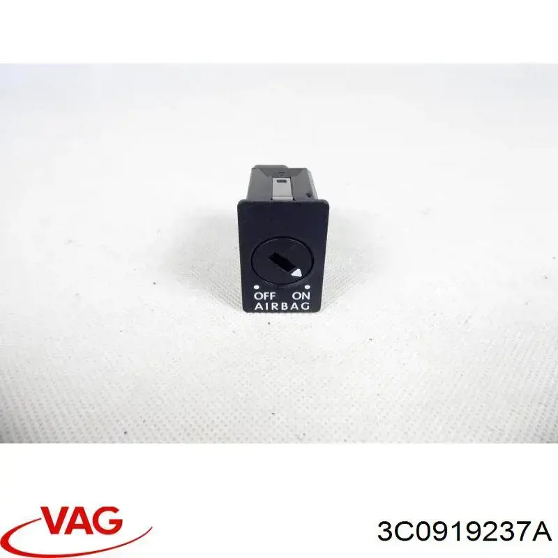 Замок отключения (деактивации) подушки безопастности пассажира VAG 3C0919237C9B9 цена, от 12.60 USD