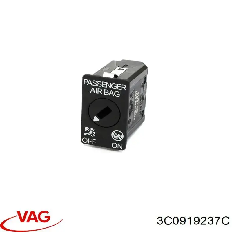 Замок отключения (деактивации) подушки безопастности пассажира VAG 3C0919237C