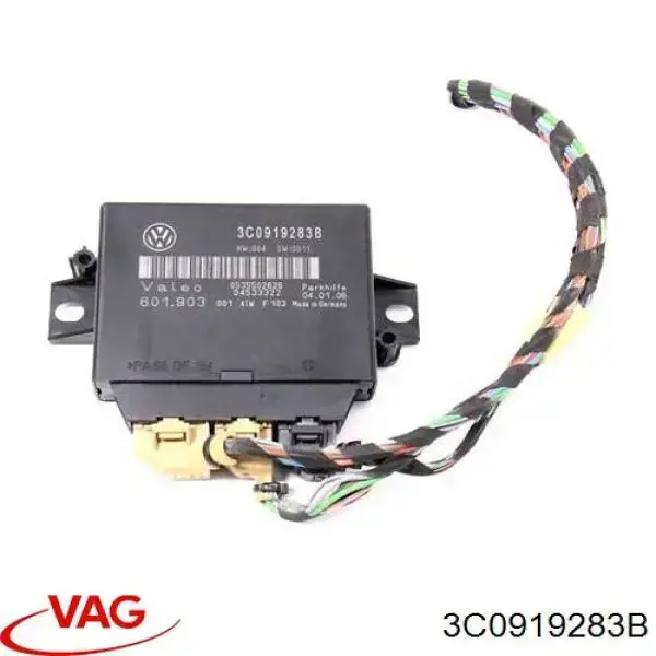 3C0919283B VAG módulo de direção (centralina eletrônica de sensor de estacionamento)