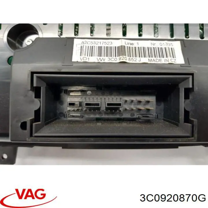 Приборная доска (щиток приборов) VAG 3C0920870G цена, от 23.00 USD
