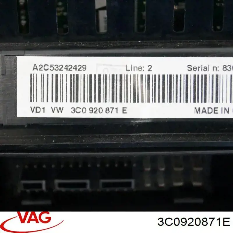 Приборная доска (щиток приборов) VAG 3C0920871E цена, от 25.34 USD