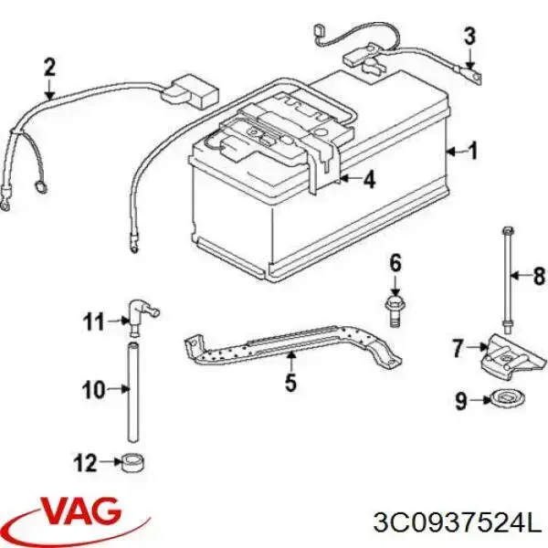  VAG 1K0937524D цена, от 11.86 USD