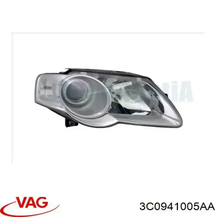 Левая фара 3C0941005AA VAG