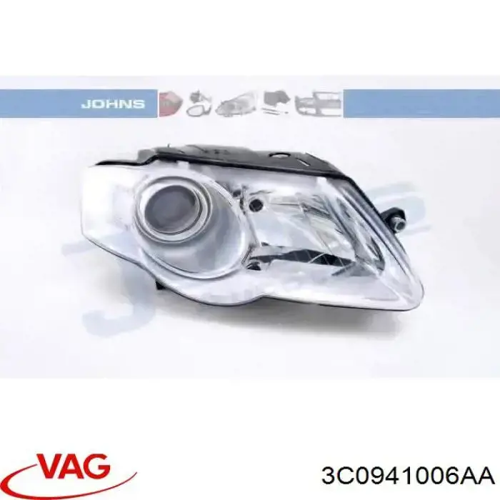 Фара правая VAG 3C0941006AA
