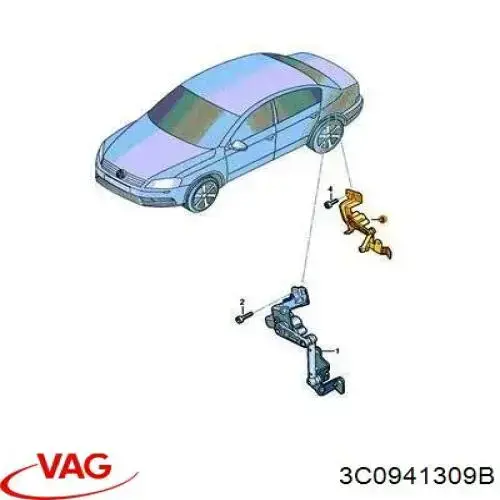 Датчик уровня положения кузова задний левый Bugiad BXS19642 цена, от 27.84 USD