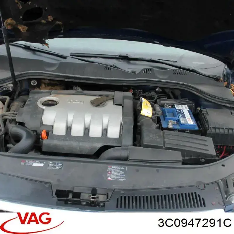 Плафон освещения салона/кабины, задний VAG 3C0947291C