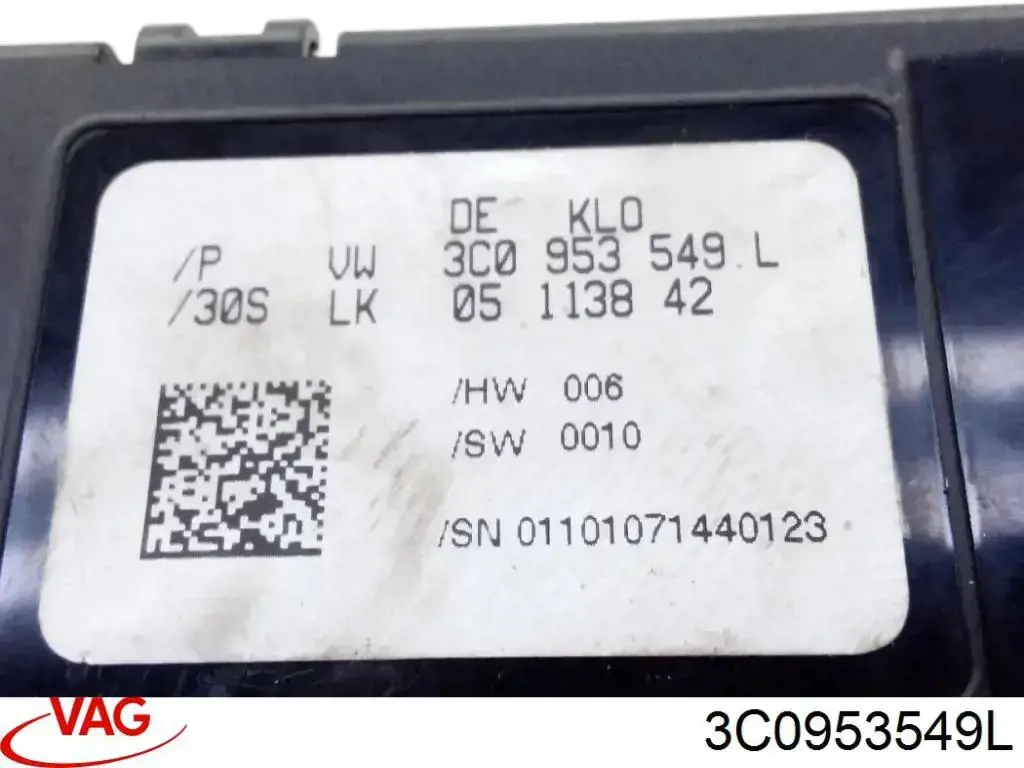 Comutador instalado na coluna da direção, montado para Volkswagen Passat B6 3C2