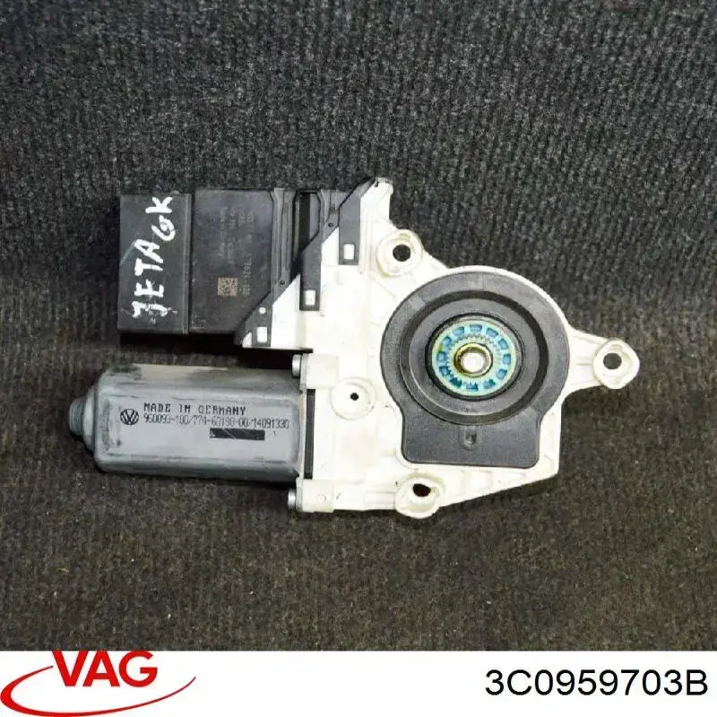 Купить 3C0959703B VAG Мотор стеклоподъемника двери передней левой