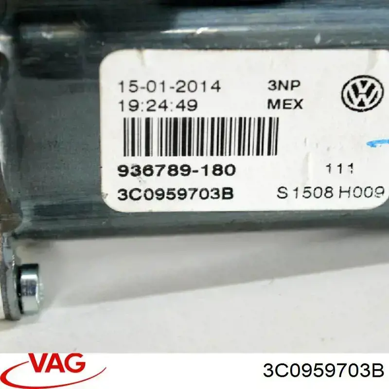 Мотор стеклоподъемника водительской двери VAG 3C0959703B цена, от 18.96 USD