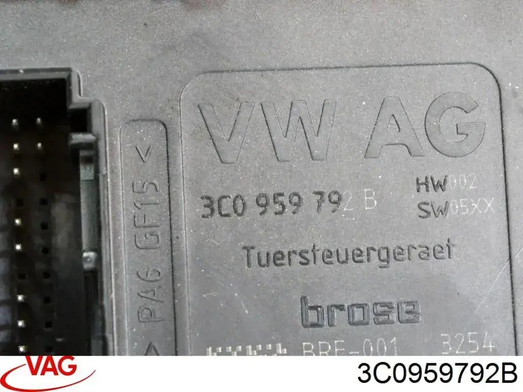 Мотор стеклоподъемника двери передней 3C0959792B VAG