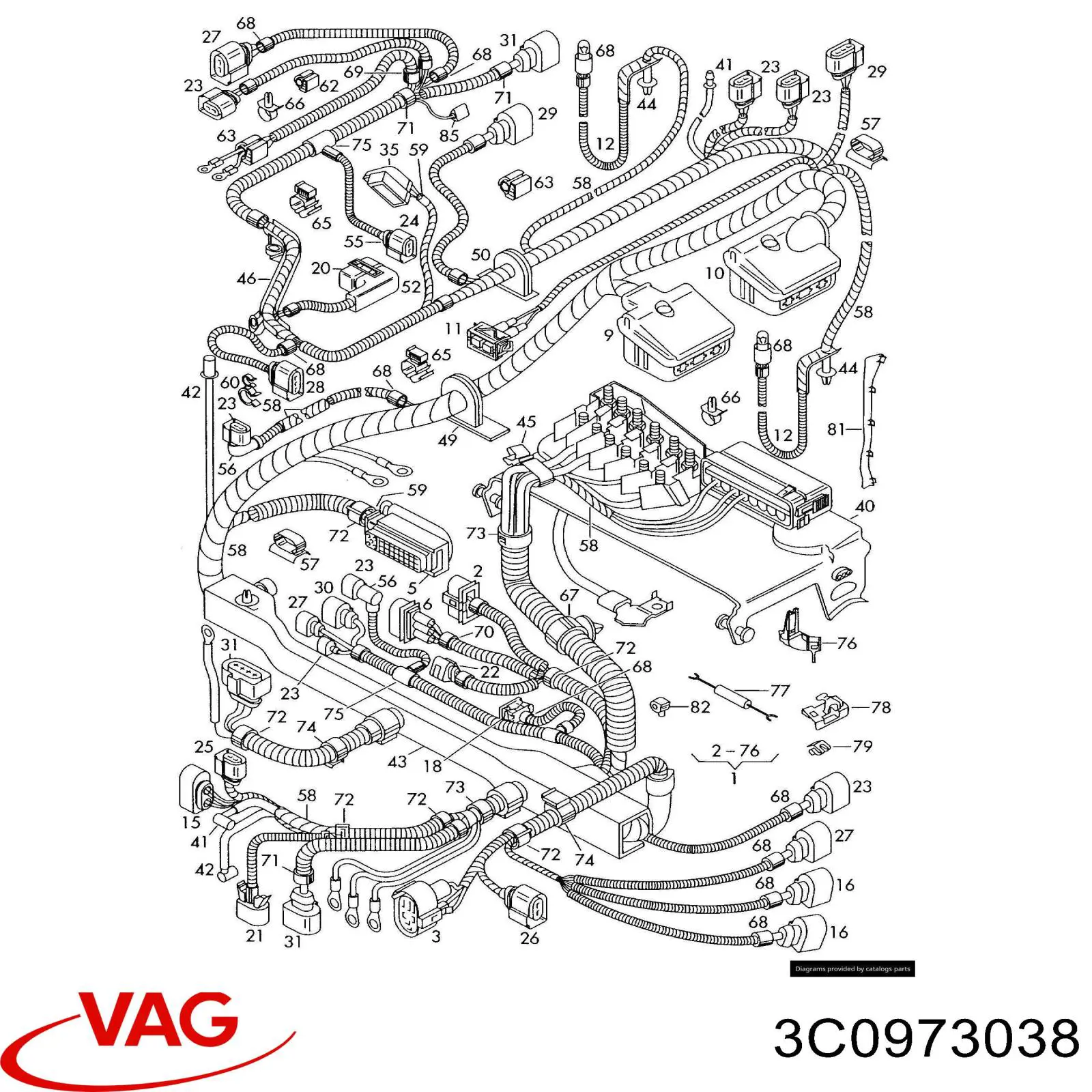 Купить 3C0973038 VAG 