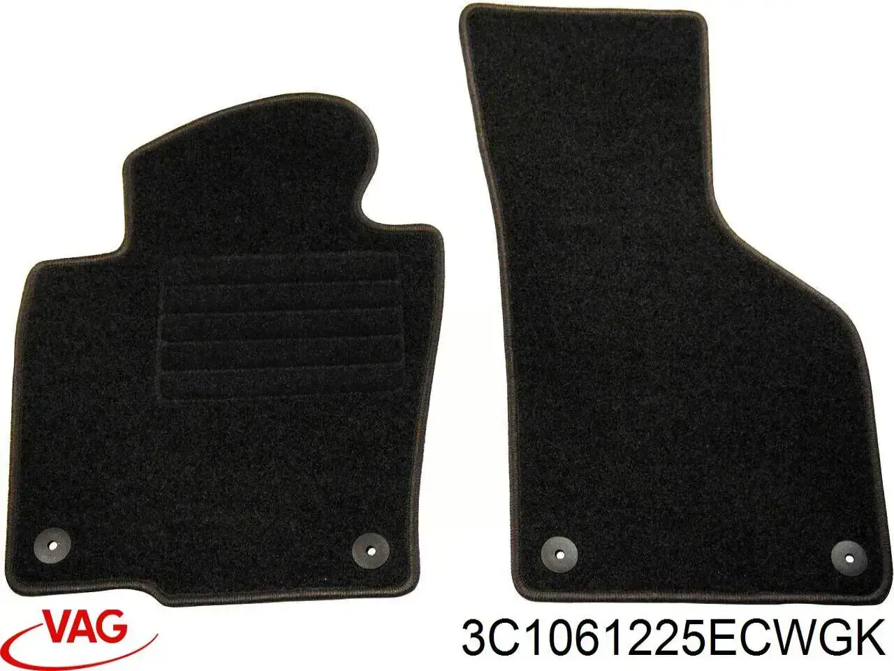 Комплект ковриков VAG 3C1061225ECWGK цена, от  