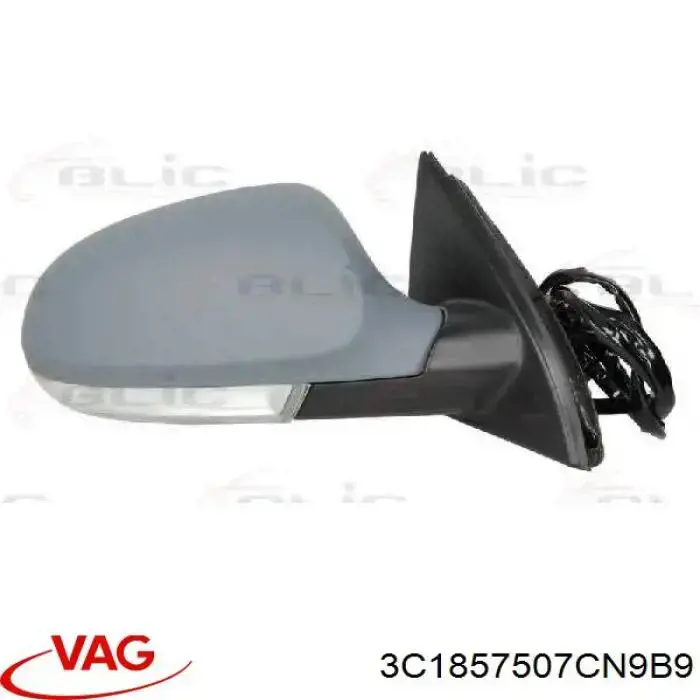 Зеркало заднего вида, левое VAG 3C1857507CN9B9 цена, от 76.16 USD