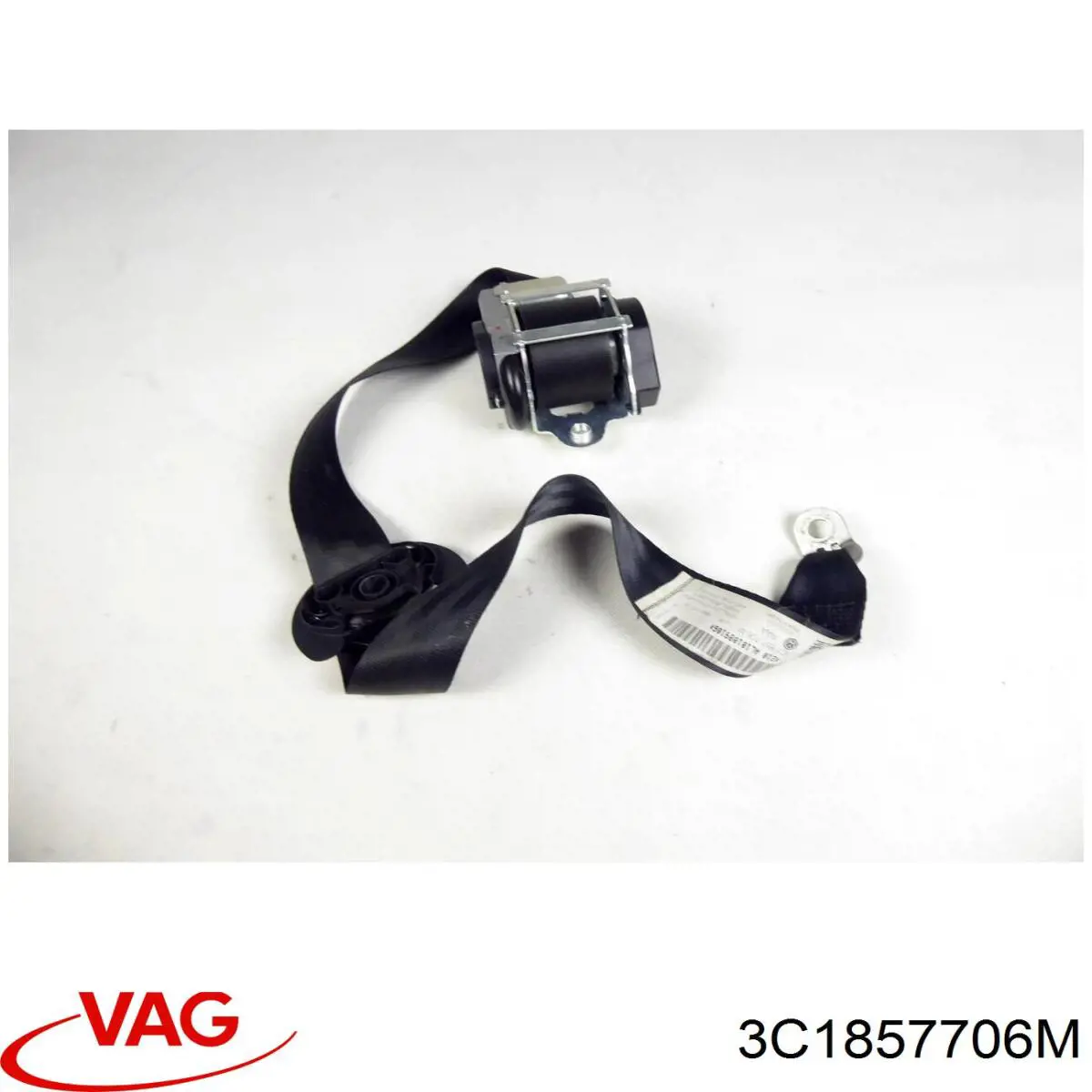 3C1857706M VAG Ремень безопасности передний правый