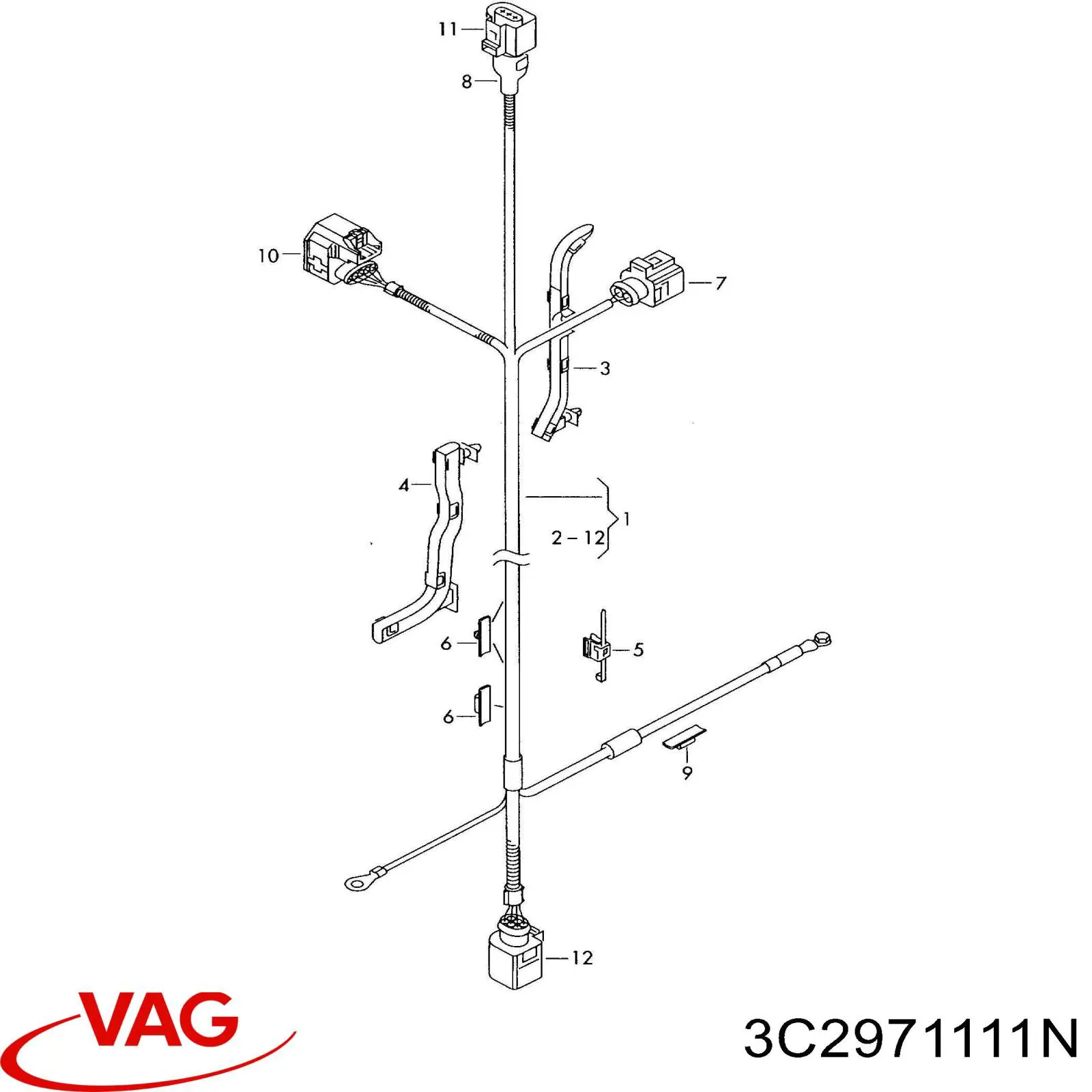  3C2971111N VAG