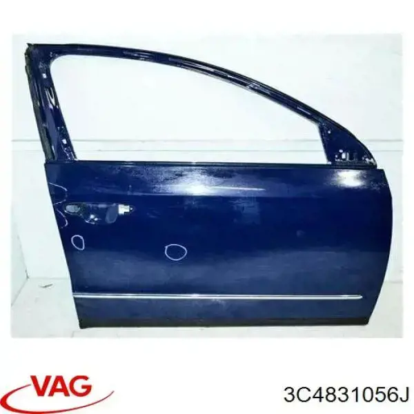 Дверь передняя правая на Volkswagen Passat B6 3C2